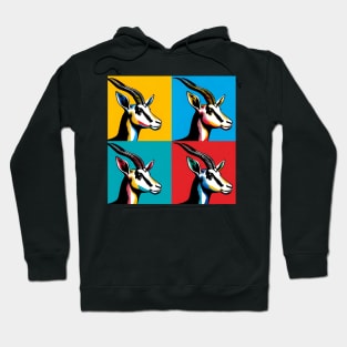 Gazelle Glamour: A Pop Art Serenade Hoodie